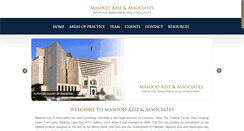 Desktop Screenshot of masoodaziz.com